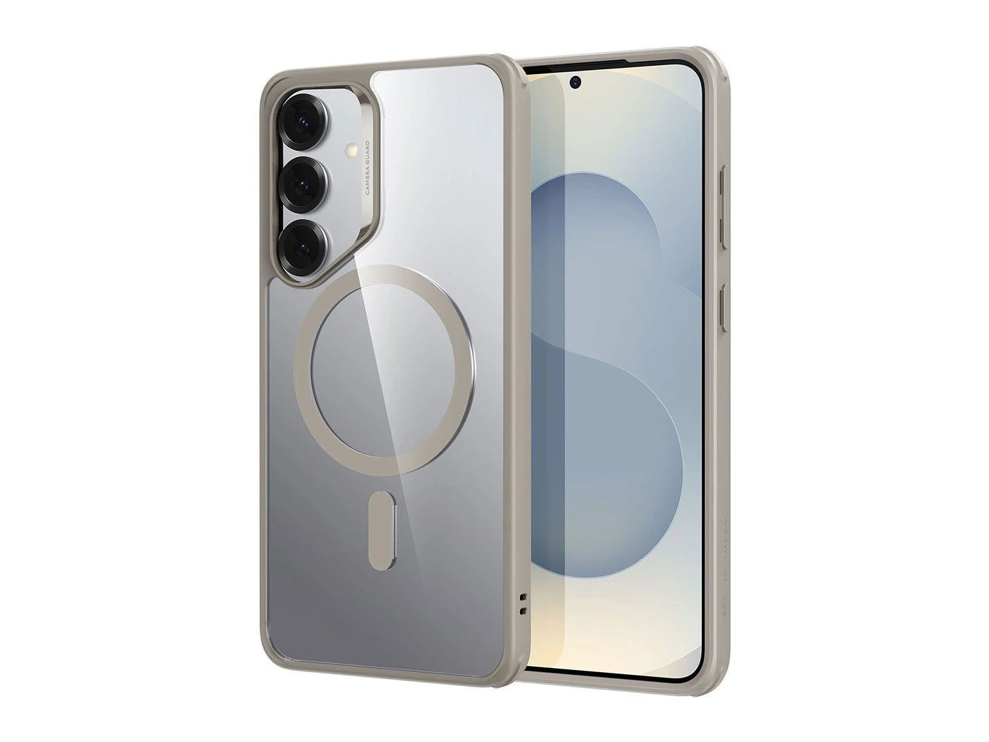 ESR - HaloLock Classic Hybrid Case - Galaxy S25 Plus - Clear Grey