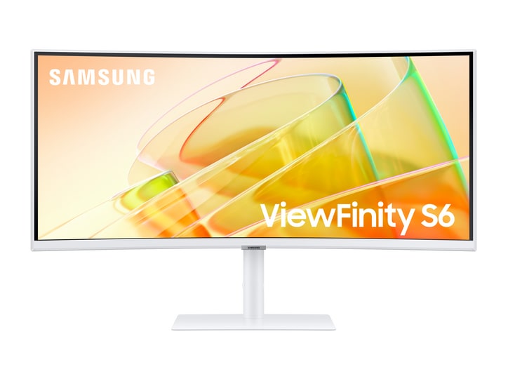 Samsung - 34" ViewFinity S6 S65TC UWQHD 100Hz Ultrawide Monitors (EU)