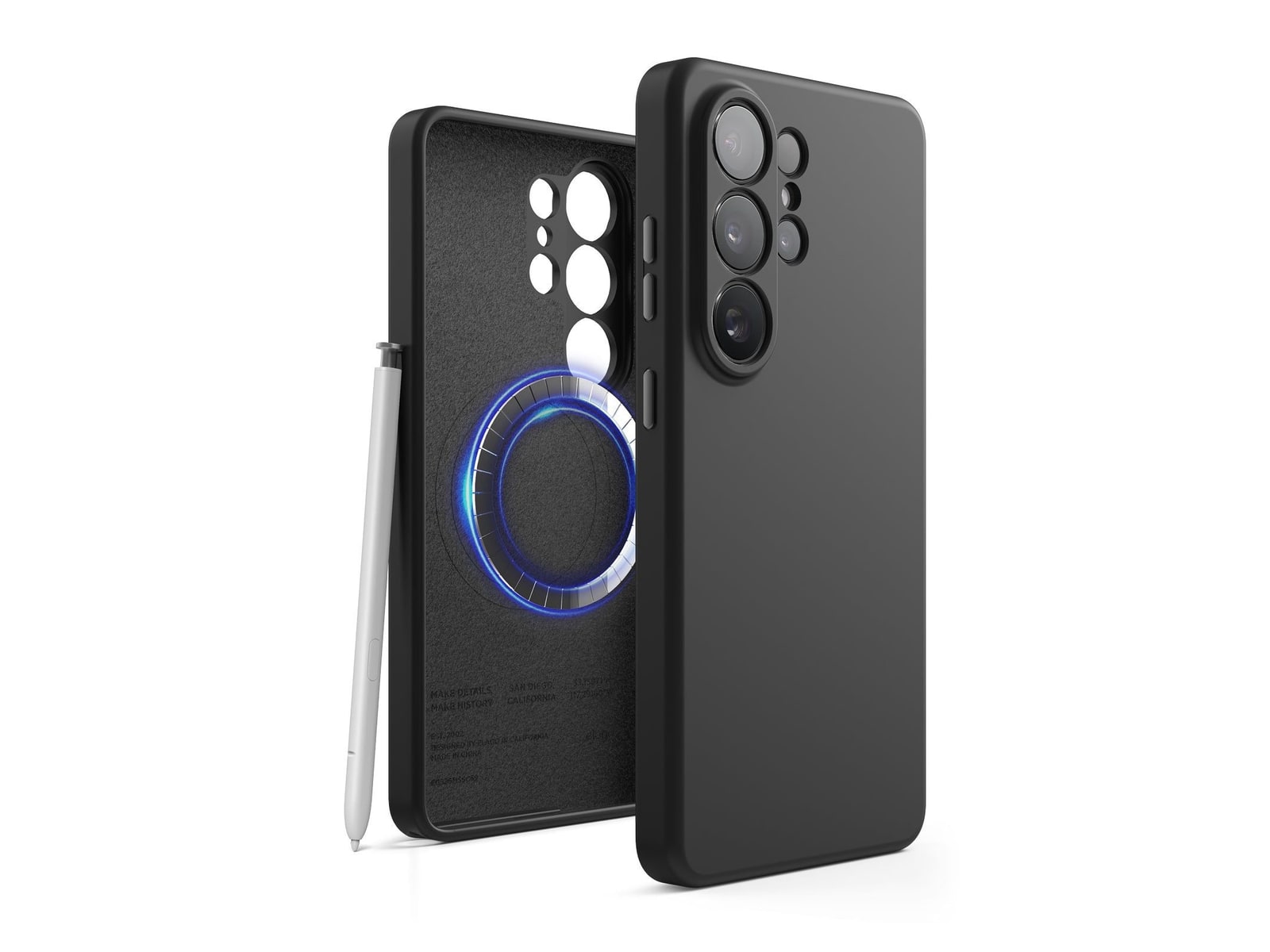 elago - Magnetic Silicone Case - Galaxy S26 Ultra - Black