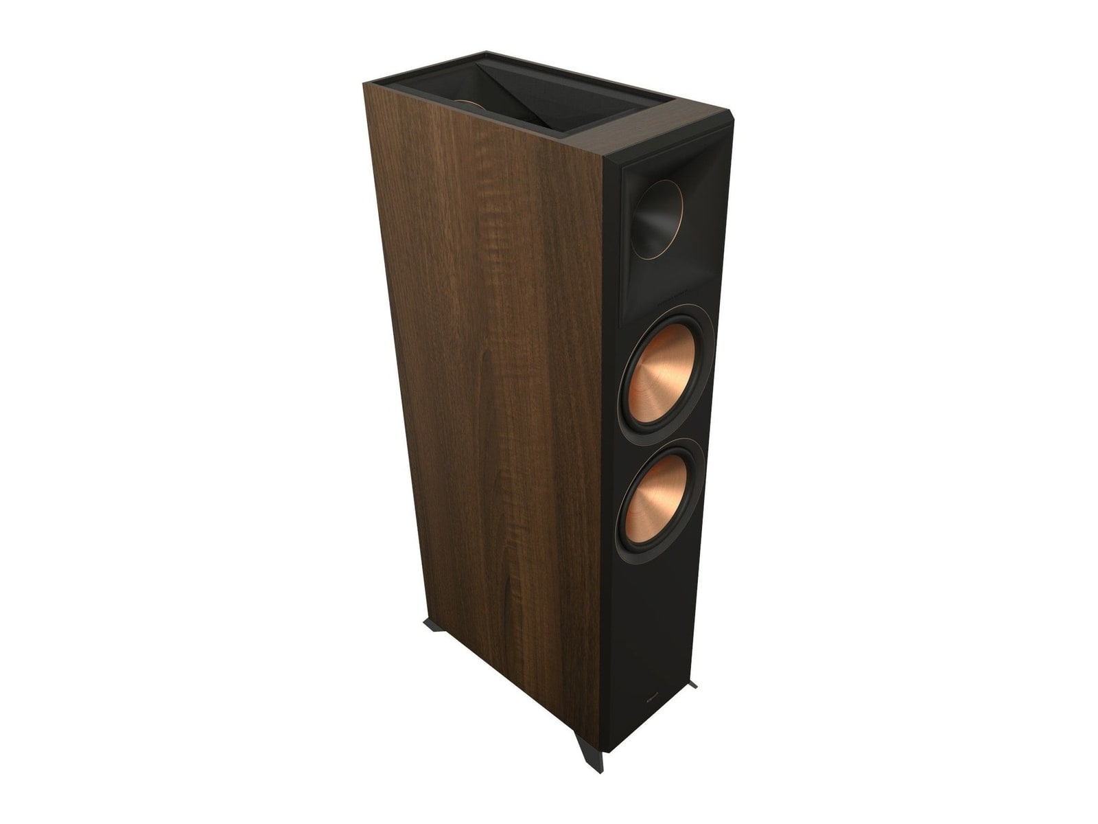 Klipsch - RP-8060FA II Reference Premiere Walnut Dolby Atmos Floorstanding Speaker (Each) Speakers - Brown