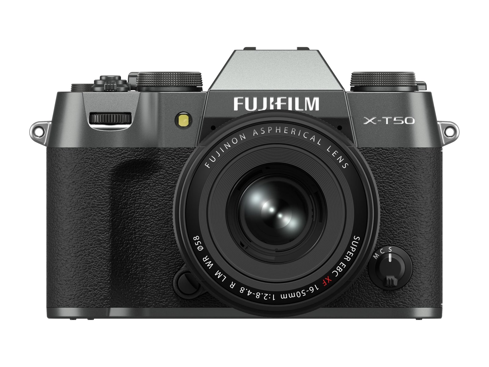 Fujifilm - X-T50 40.2 MP Mirrorless Cameras XF16-50mm Lens Kit - Charcoal Silver