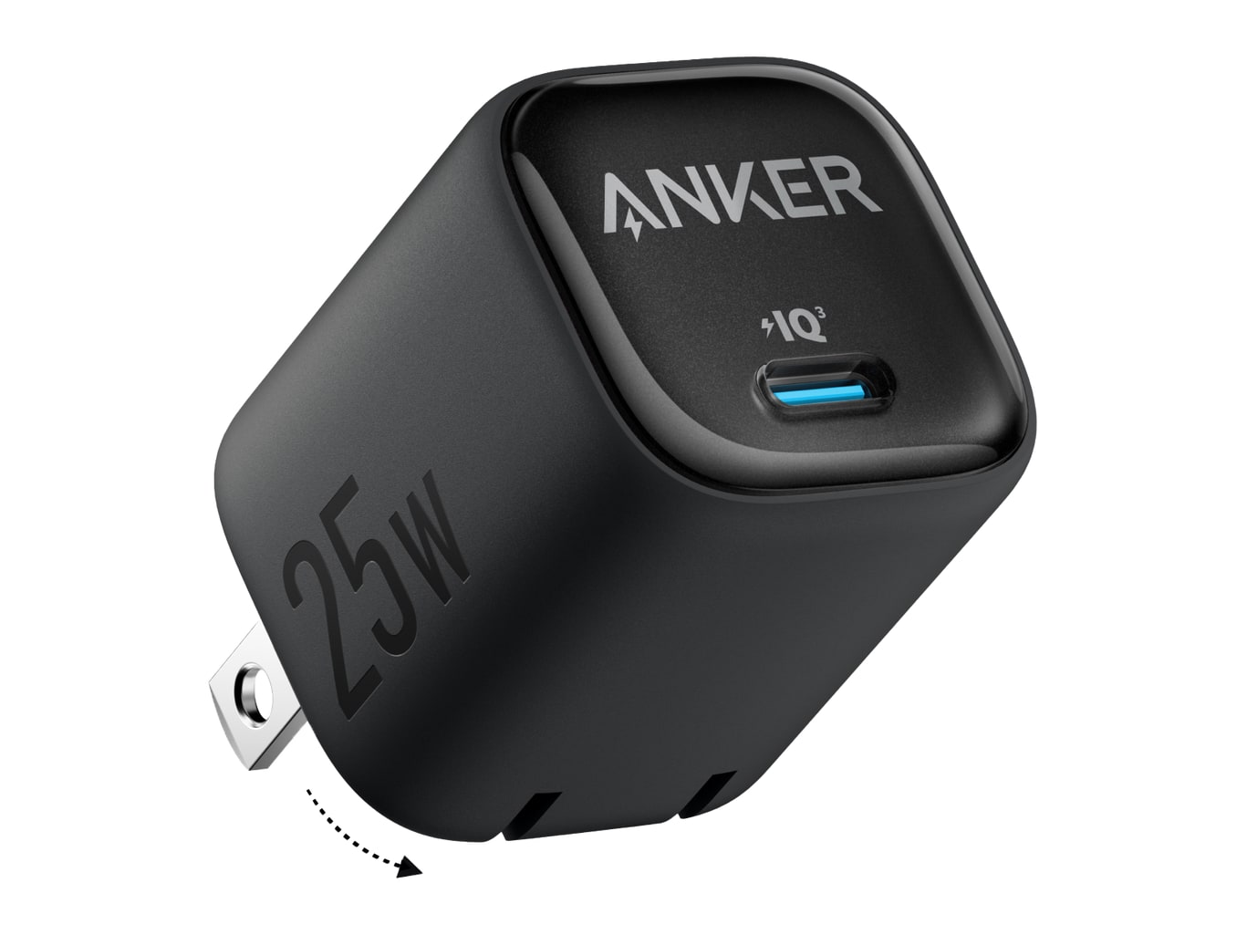 Anker - Charger (25W, Compact) Black Wall Chargers