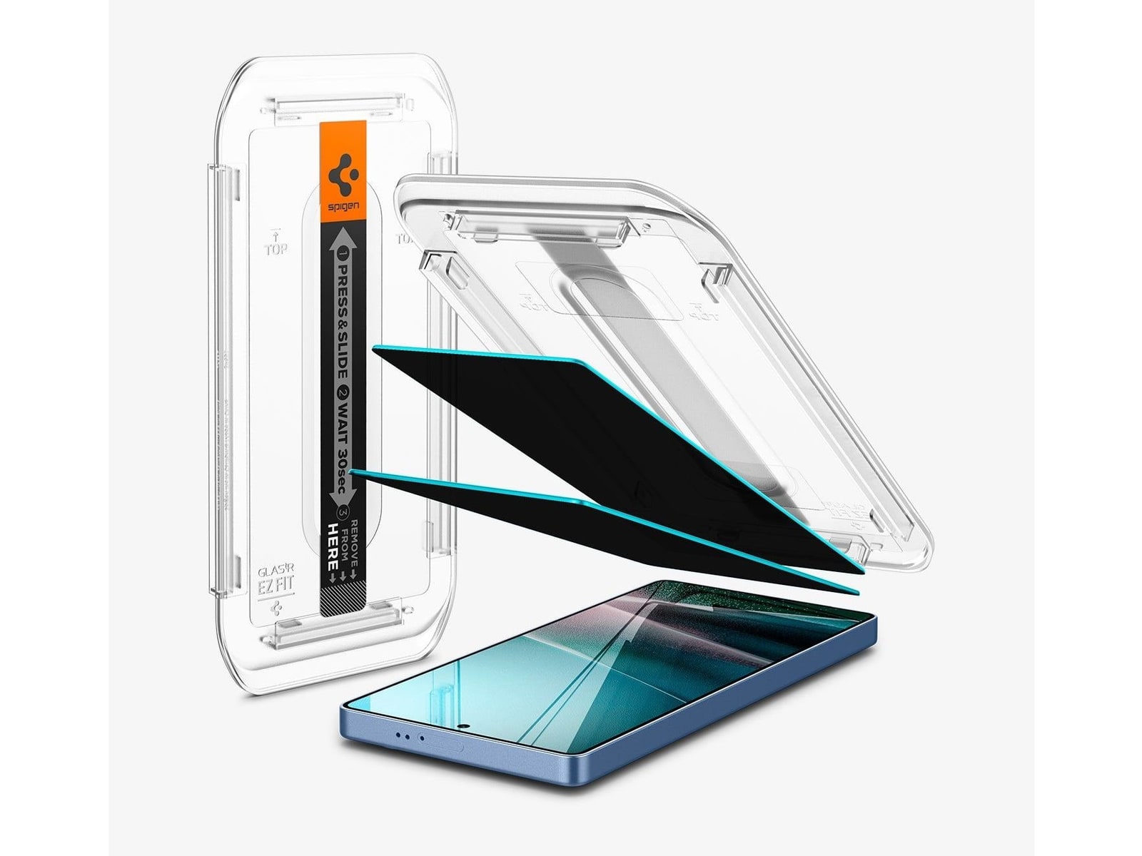 Spigen - GLAS.tR EZ Fit | Privacy - Galaxy S25 Ultra - Privacy
