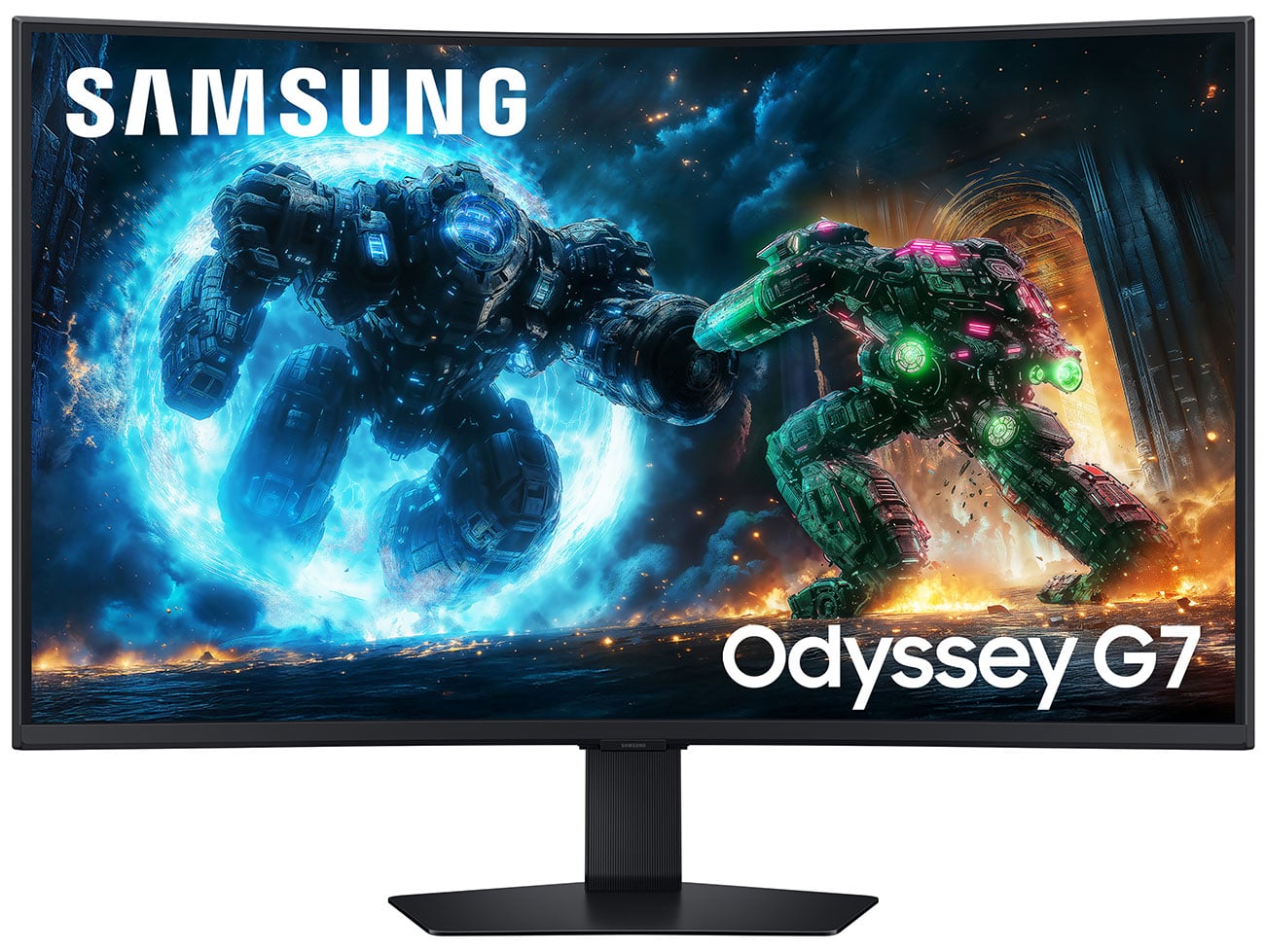 Samsung - 37 inch Odyssey G7 G75F 3840 x 2160 165Hz Gaming Monitors - Black
