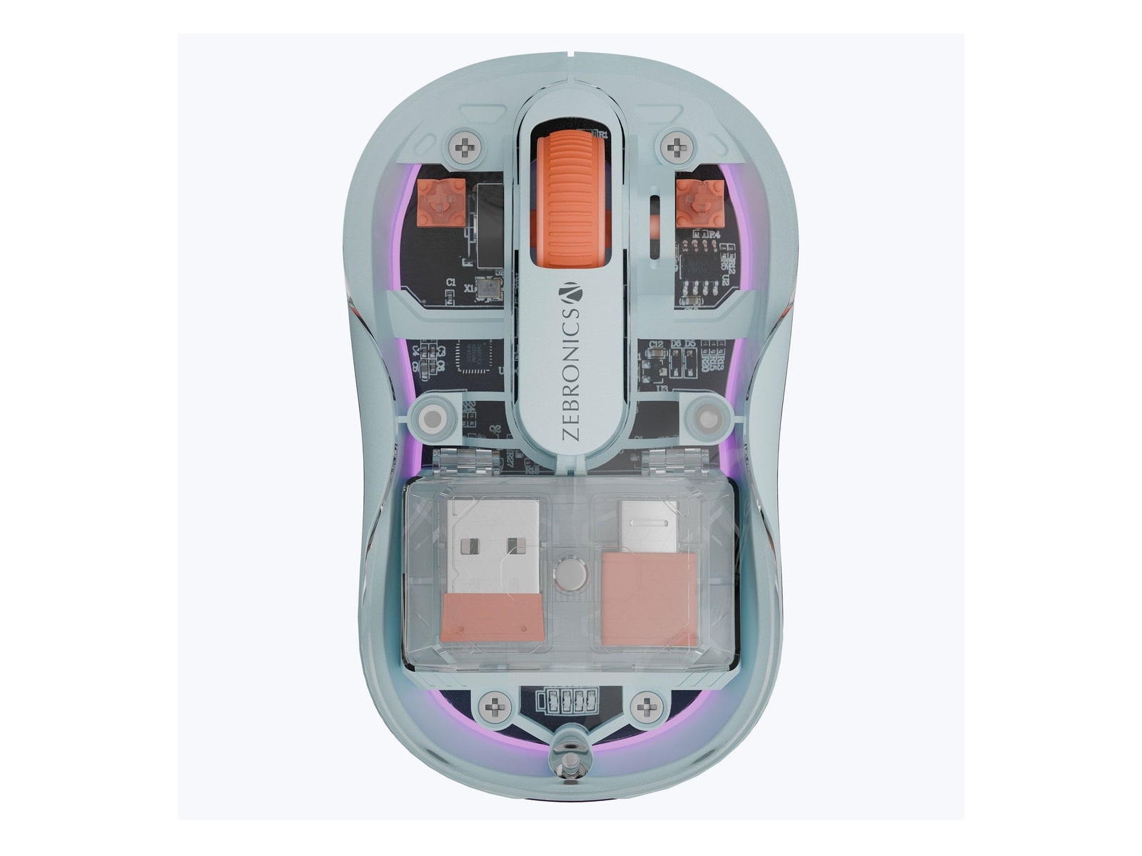 Zebronics - Zeb Sheer Plus Wireless Mice - Blue