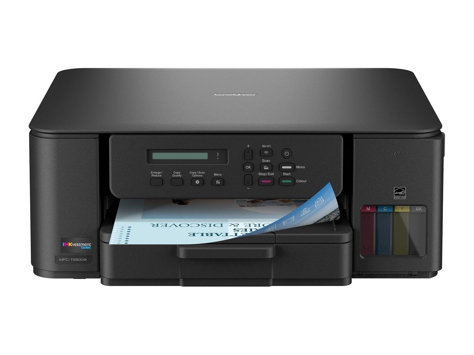 Brother - MFC-T580DW Wi-Fi Printers - Black