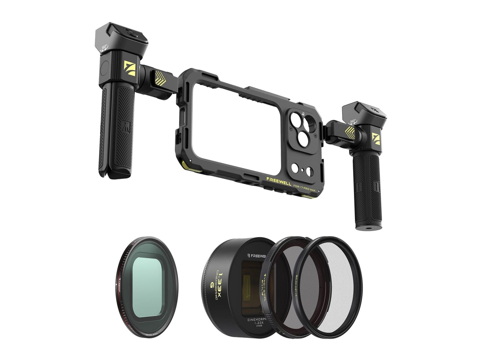 Freewell - iPhone Genius Rig Cine Kit iPhone 17 Pro Max / Gold Camera Accessories - Gold
