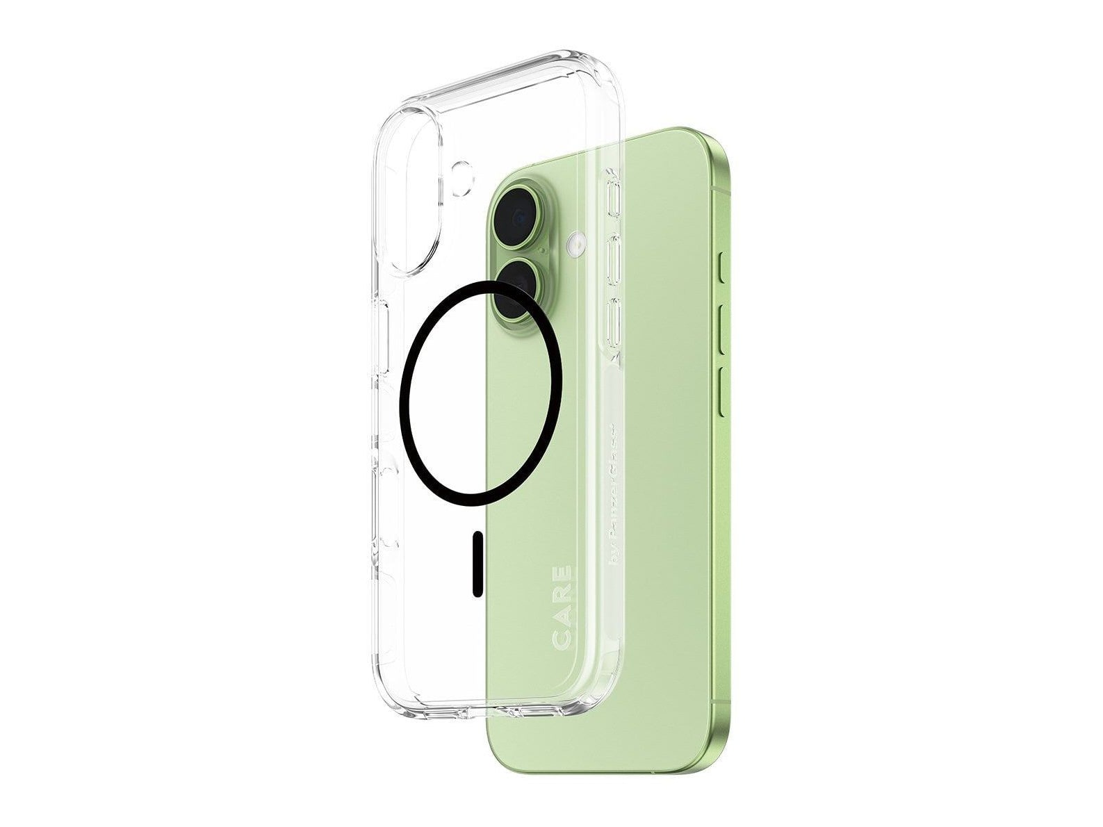 PanzerGlass - CARE Urban Explorer Case Transparent w. Black MagSafe iPhone 17