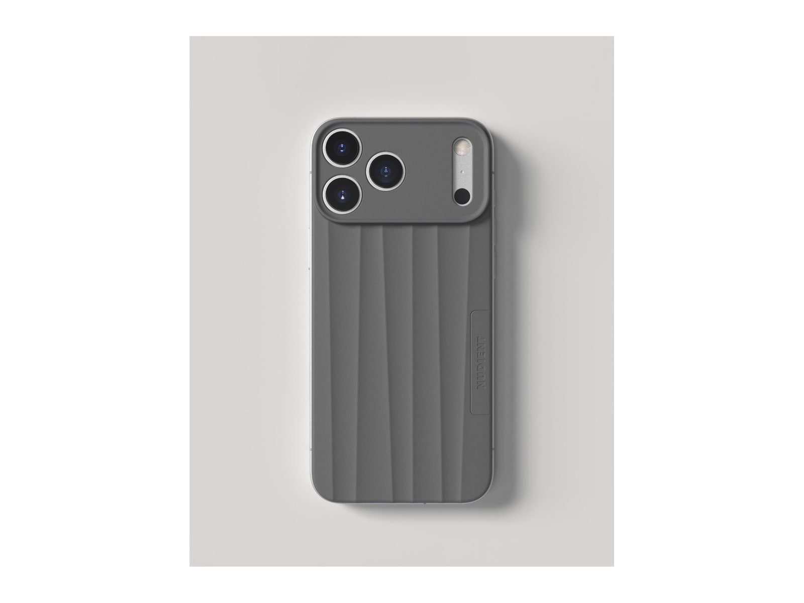 Nudient - Slice Case with MagSafe for iPhone 18 Pro Max - Ash Grey