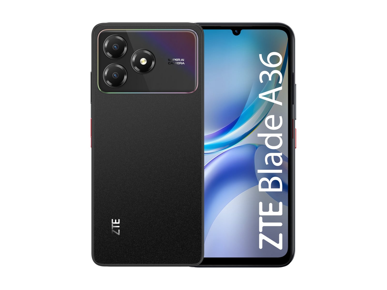 ZTE - Blade A36 4G LTE 64GB - Black