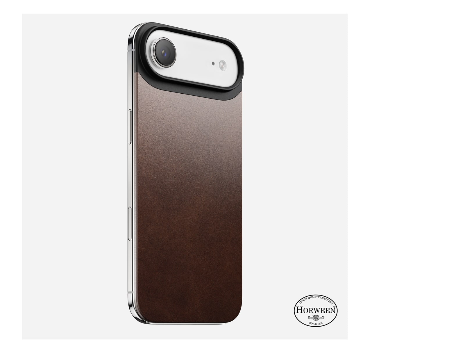 Nomad - Magnetic Leather Back - iPhone Air Phone Cases - Rustic Brown