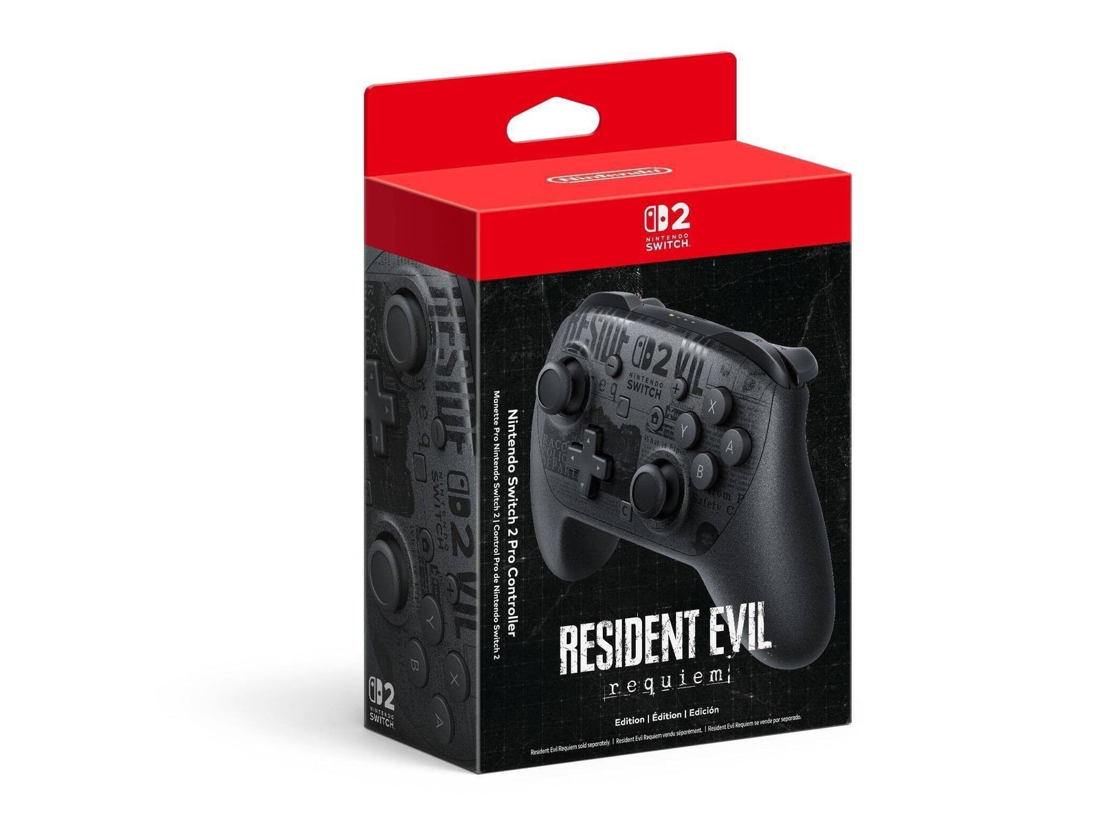 Nintendo - Switch 2 Pro Controller Resident Evil Requiem Edition