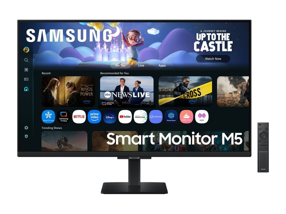 Samsung - 32" Smart Monitor M5 S32FM500E Full HD 60Hz Professional Monitors - Black (EU)