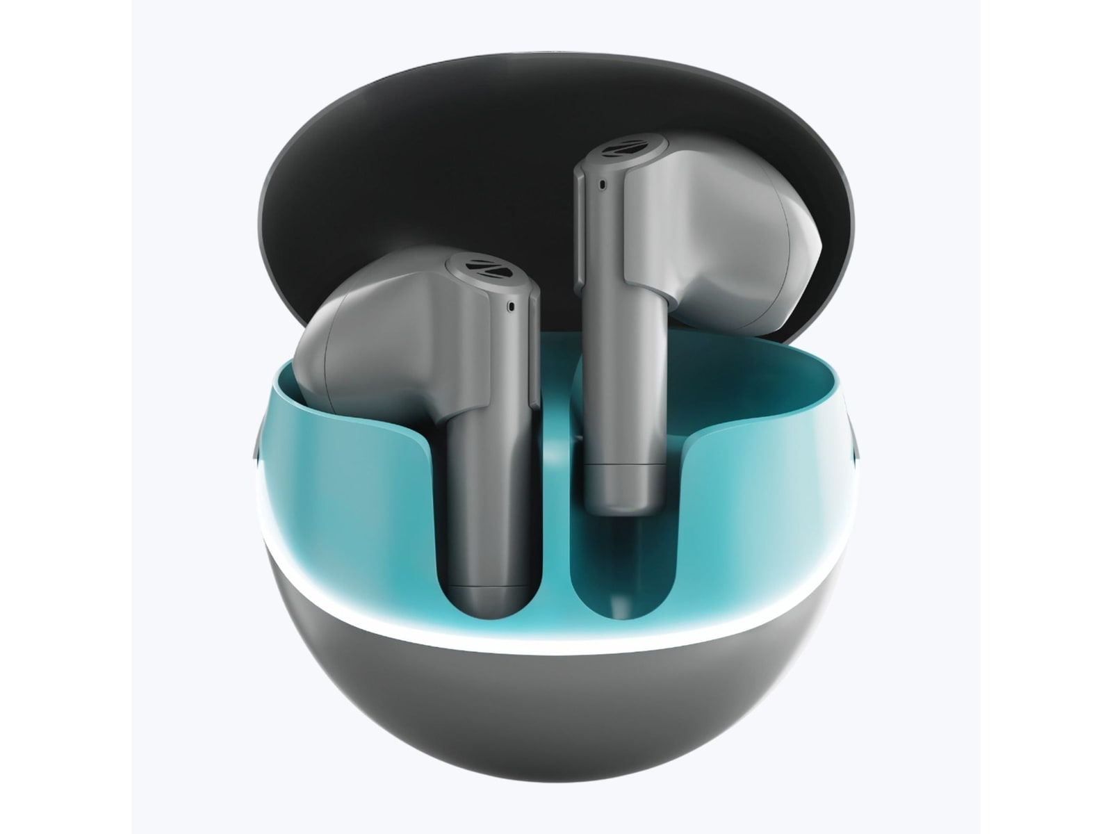 Zebronics - Zeb Pods Zi 12 True Wireless Earbuds - Gray