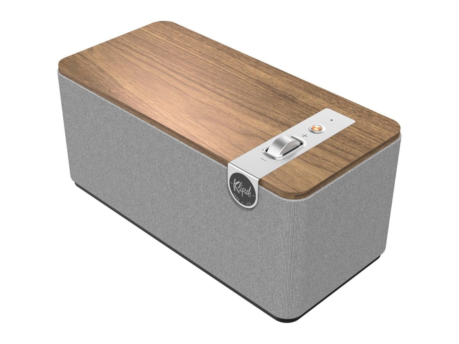 Klipsch - The One Plus Bluetooth Portable Speakers - Walnut