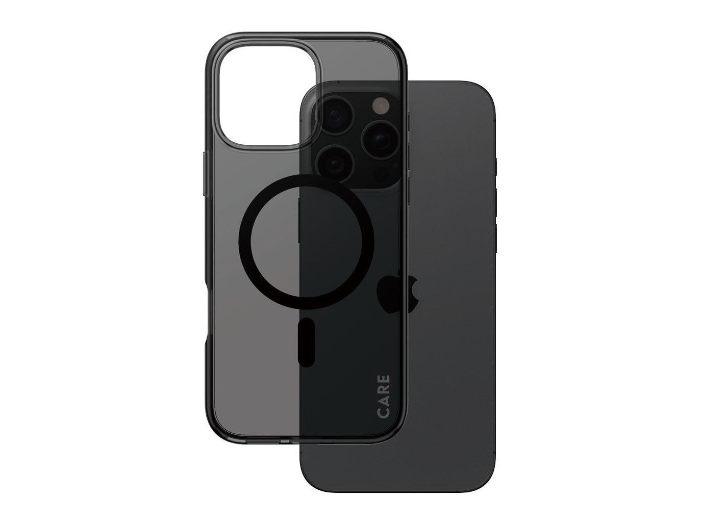 PanzerGlass - CARE Smokey Case w. Black MagSafe iPhone 16 Pro Max