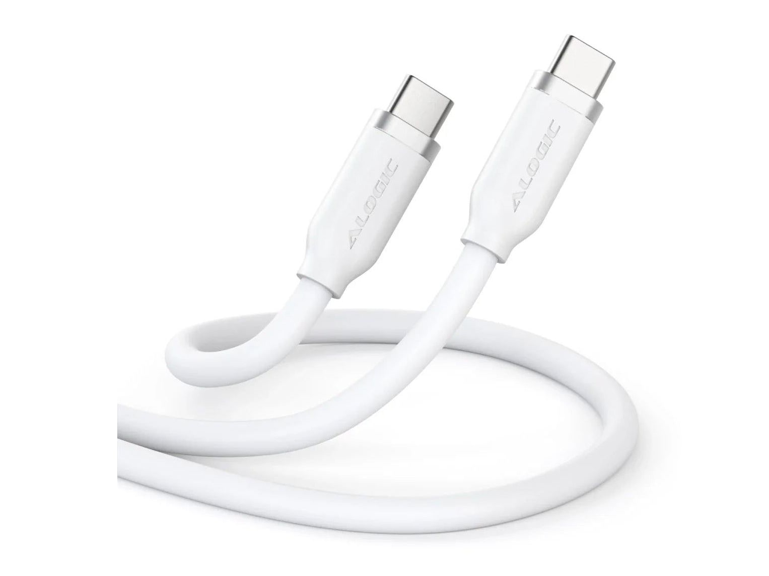 ALOGIC - 240W USB-C Silicone 1m White Charging Cables