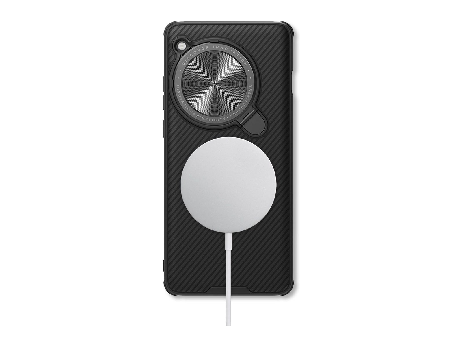 Nillkin - MagSafe Compatible CamShield CamProp Case - OnePlus 12 - Classical Black