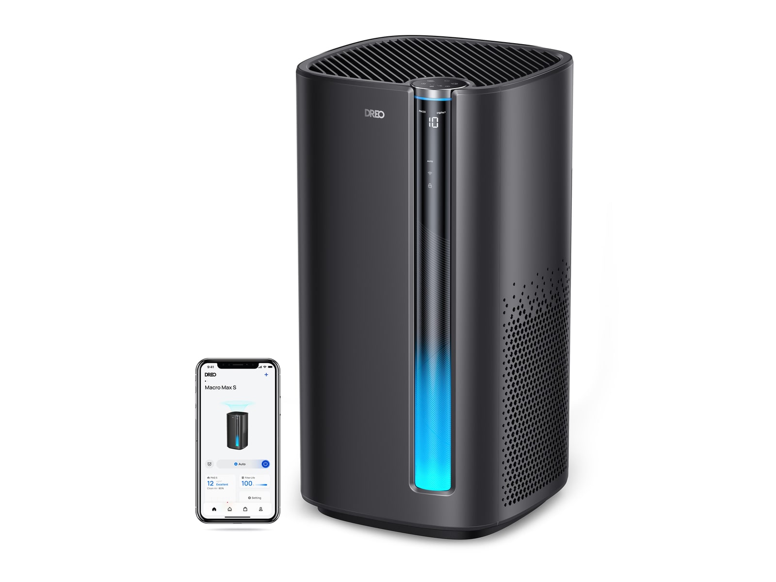 Dreo - Macro Max AS Black Air Purifiers