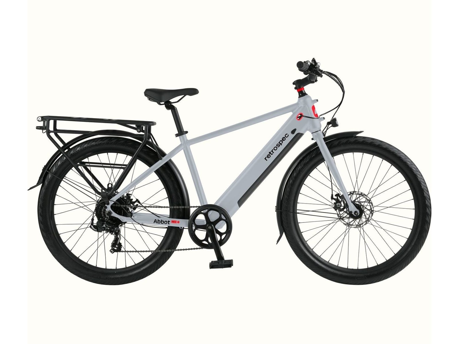 Retrospec - Abbot Rev 2 Matte Feather Gray Electric Bikes