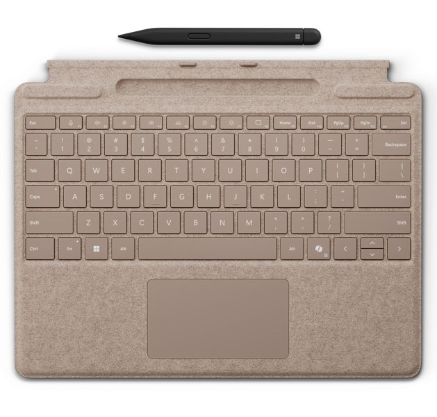 Microsoft - Surface Pro Keyboard with Slim Pen - Dune