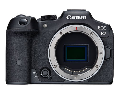Canon - EOS R7 32.5 MP Mirrorless Cameras Body Only - Black