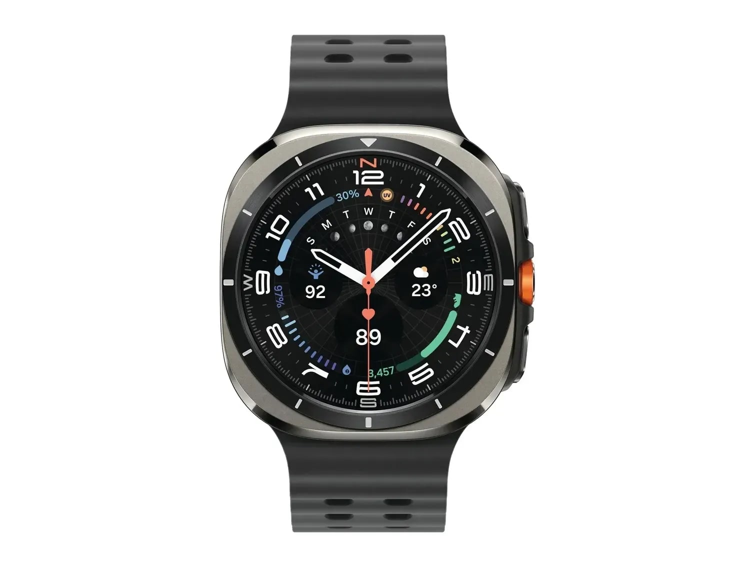 Samsung - Galaxy Watch Ultra (2024) 47mm LTE Smart Watches - Titanium Silver (DE)