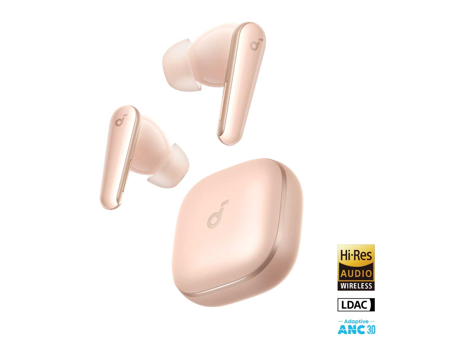 Soundcore - Liberty 5 Bluetooth True Wireless Earbuds - Apricot