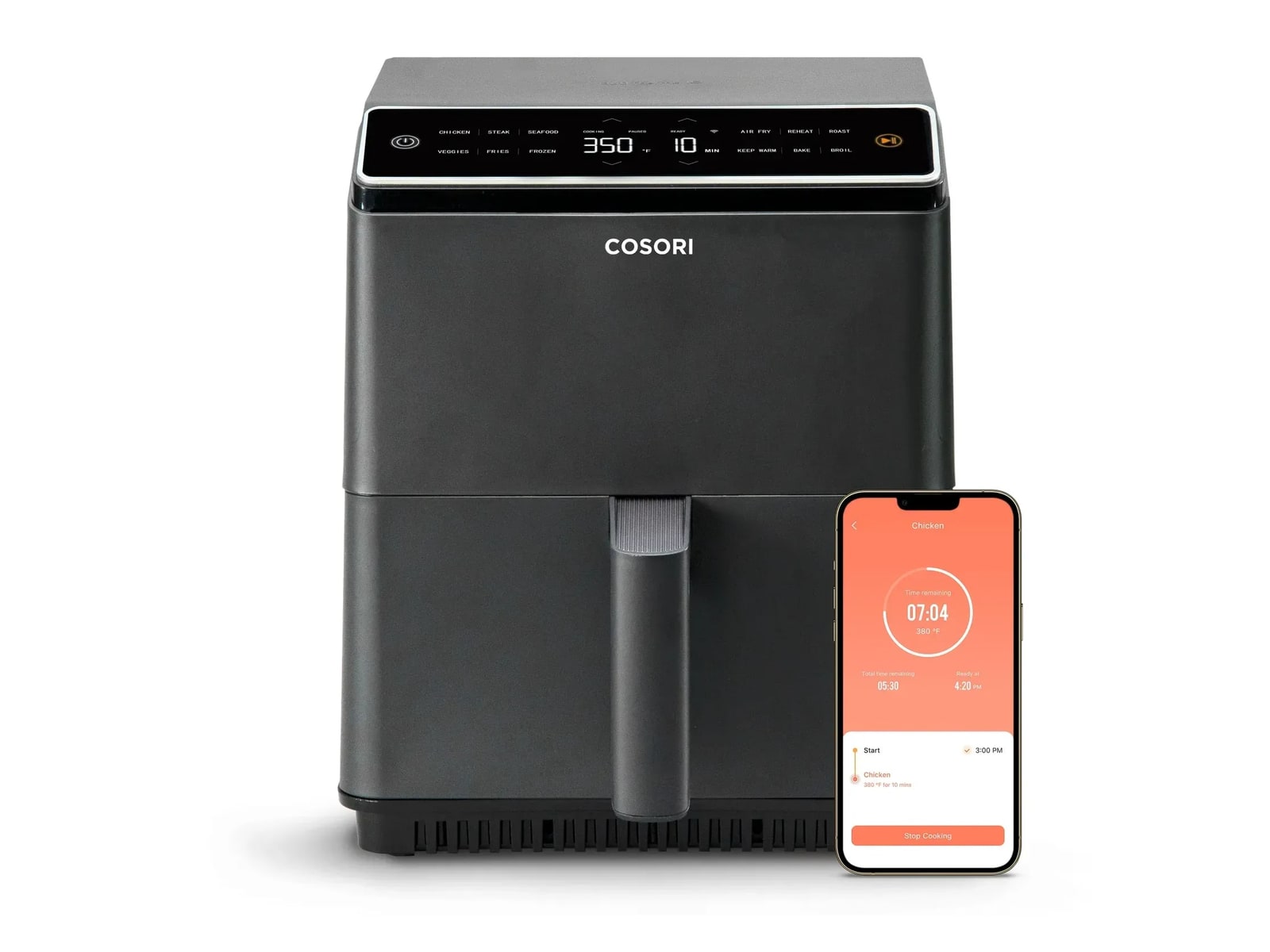 Cosori - Dual Blaze 6.8-Quart Smart Air Fryer Air Fryers