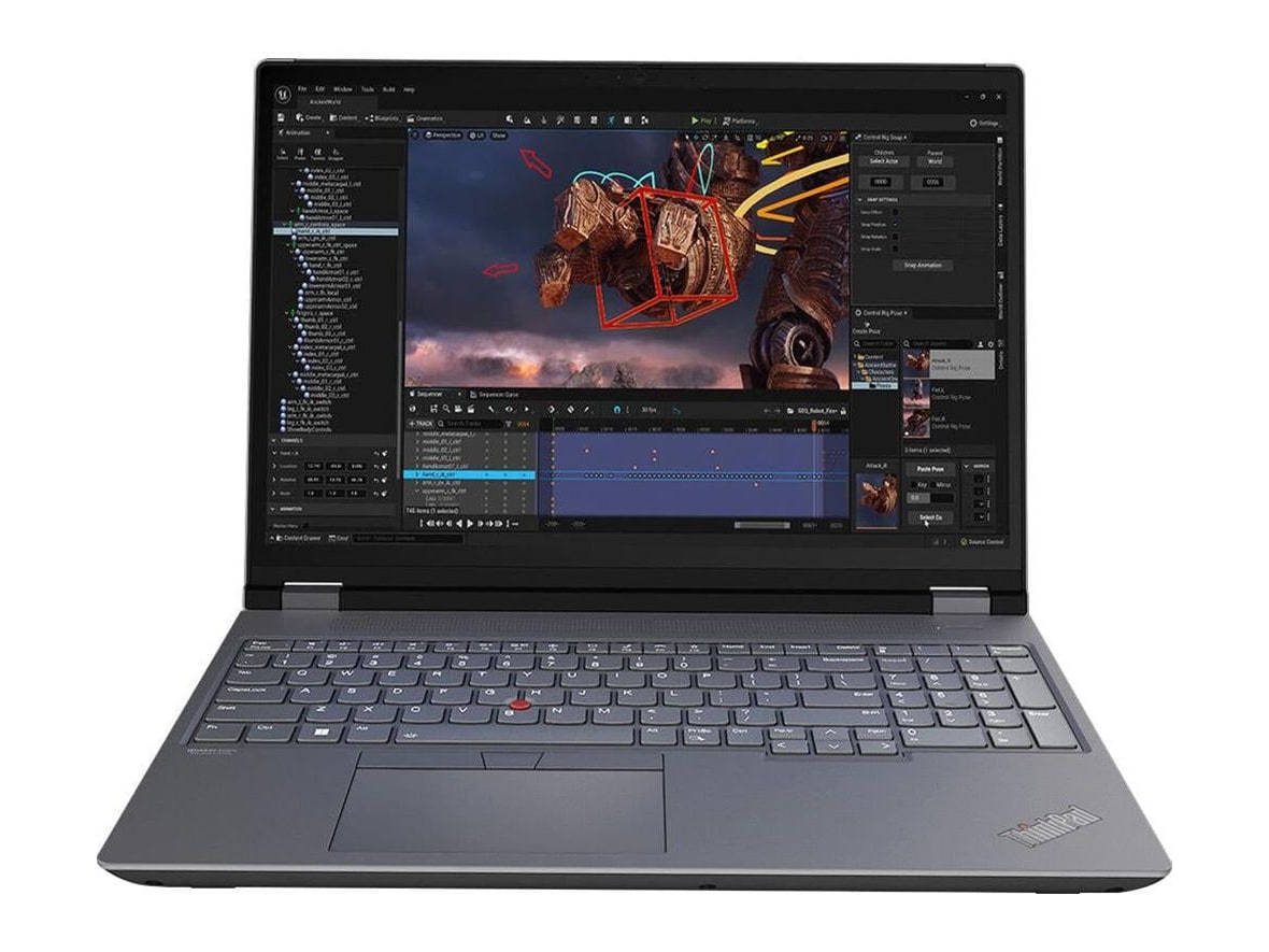 Lenovo - ThinkPad P16 Gen 2 16" - Intel Core i7-13700HX chip - 32GB Memory - 1TB SSD - Gray