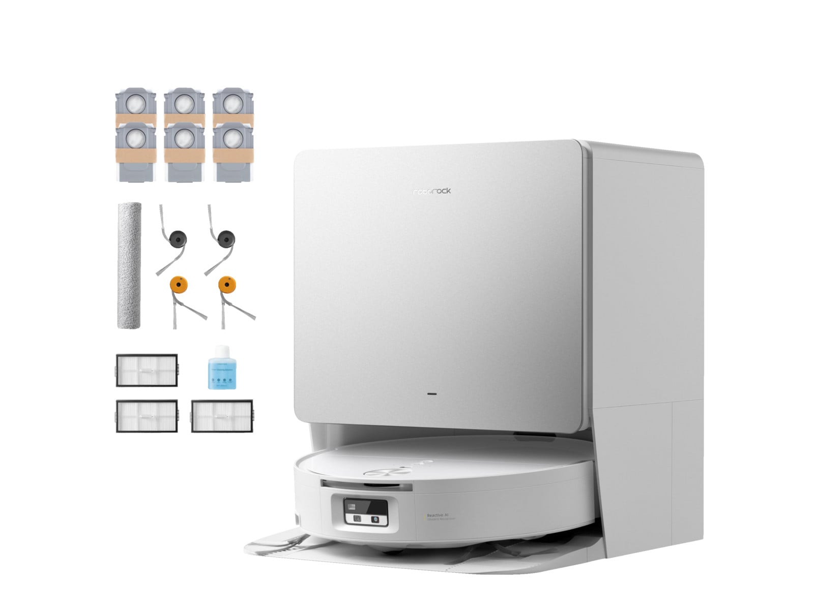 Roborock - Saros 20 Flow Complete White Vacuum Cleaners