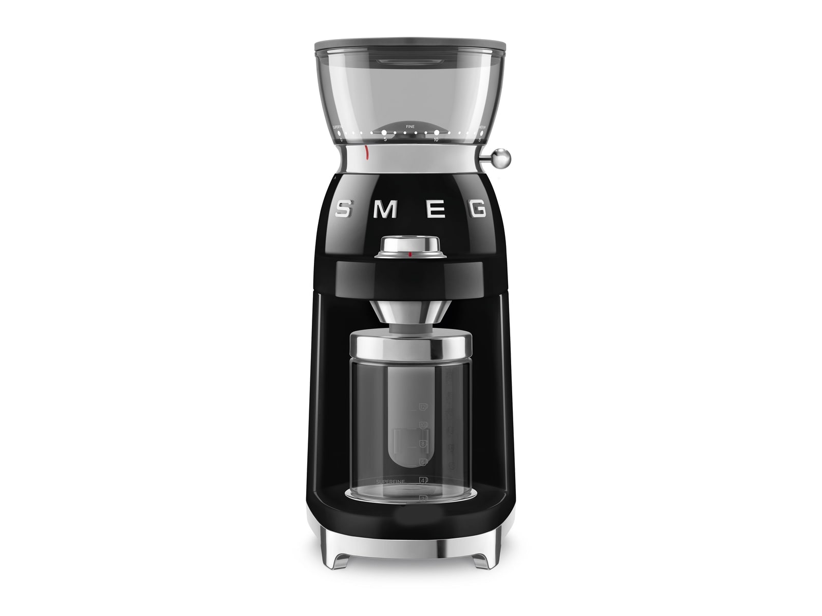 Smeg - Retro-Style Multipurpose Conical Burr Coffee Grinder Black Coffee Makers