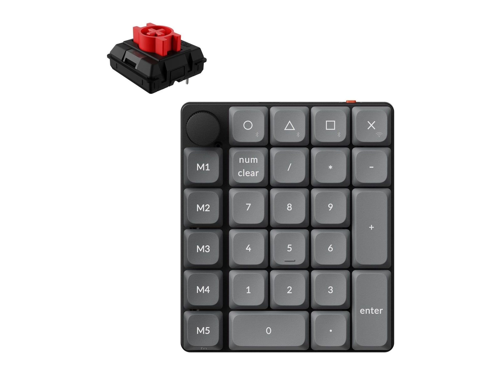 Keychron - K0 Max Number Pad Wireless Keyboards - Black