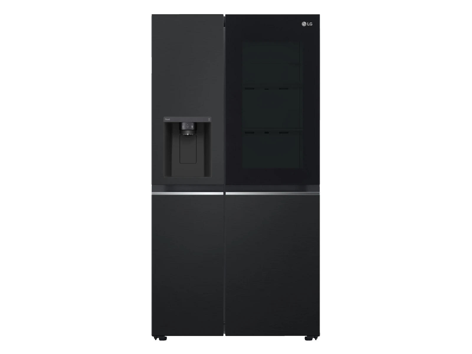 LG - GSGV81EPLL Side-by-Side Essence Matte Black Refrigerators