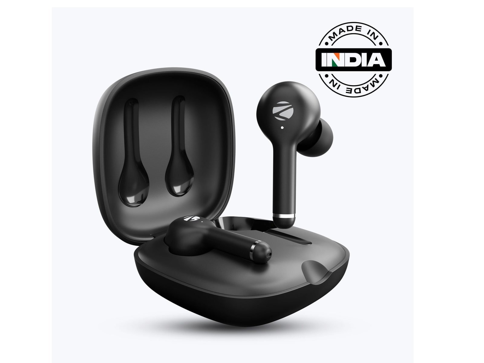 Zebronics - Zeb Meteoroid True Wireless Earbuds - Black