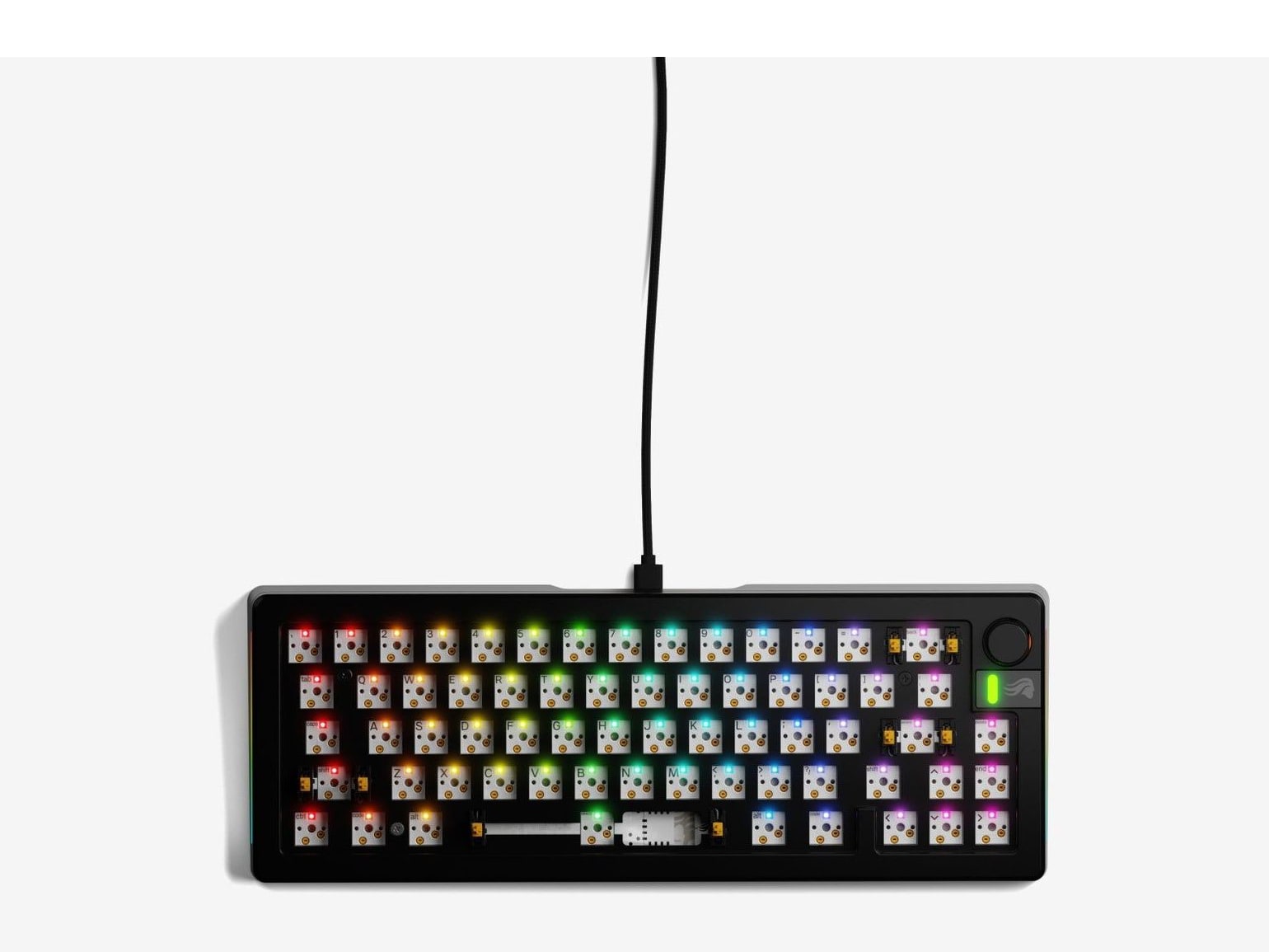 Glorious - GMMK 3 PRO Barebones 65% Mechanical Keyboards - Black