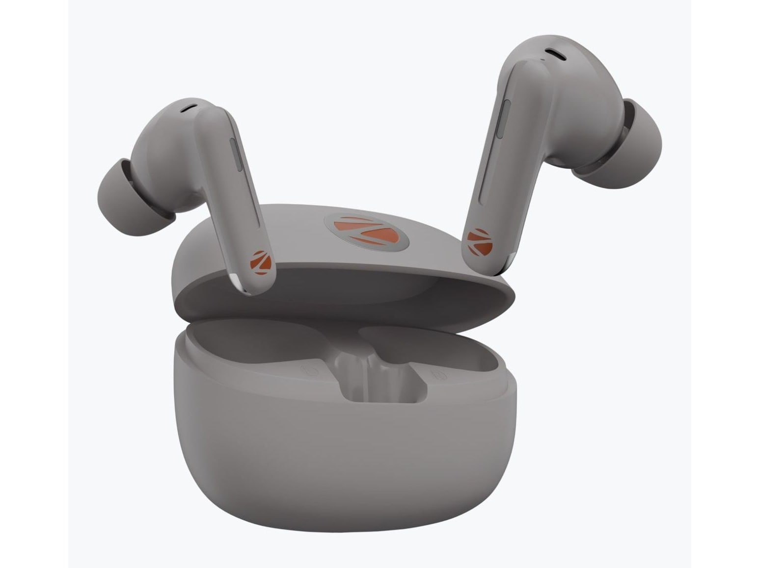 Zebronics - Zeb Monk Pro True Wireless Earbuds - Gray