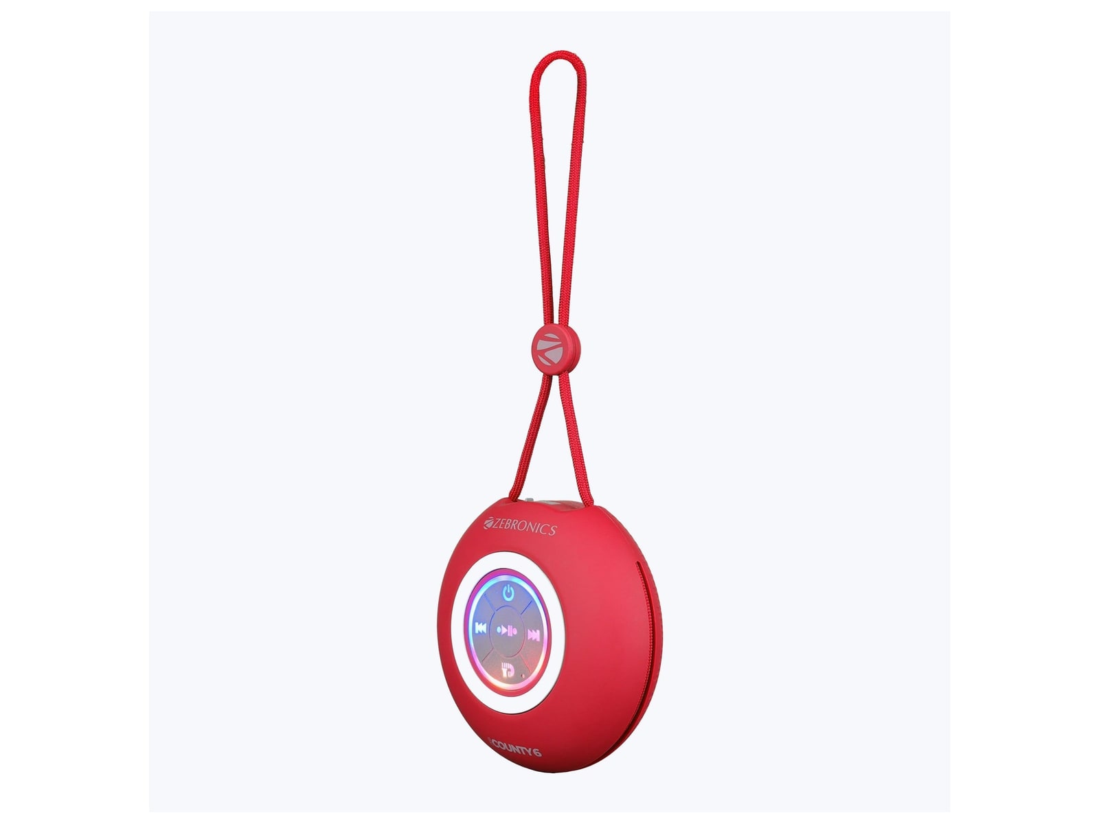 Zebronics - Zeb County 6 Portable Speakers - Red