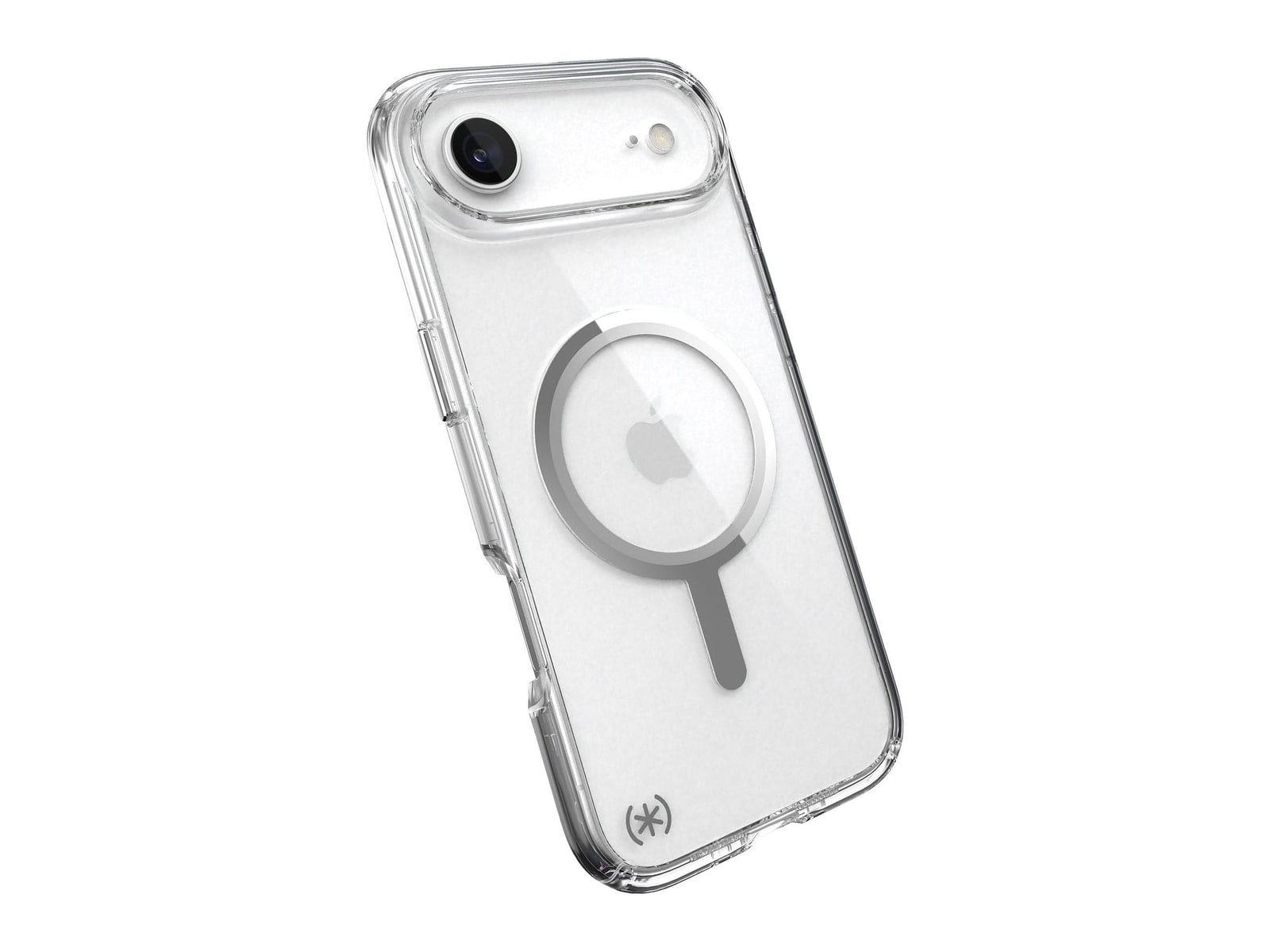 Speck - Presidio Perfect-Clear MagSafe - iPhone Air - Clear/Silver