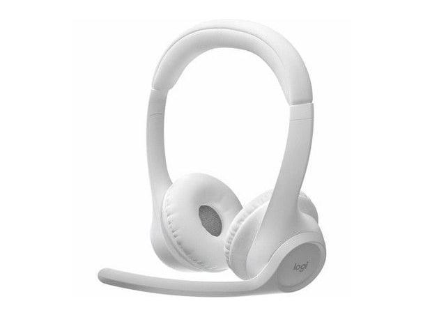 Logitech - Zone 300 Bluetooth On-Ear Headphones - Off White