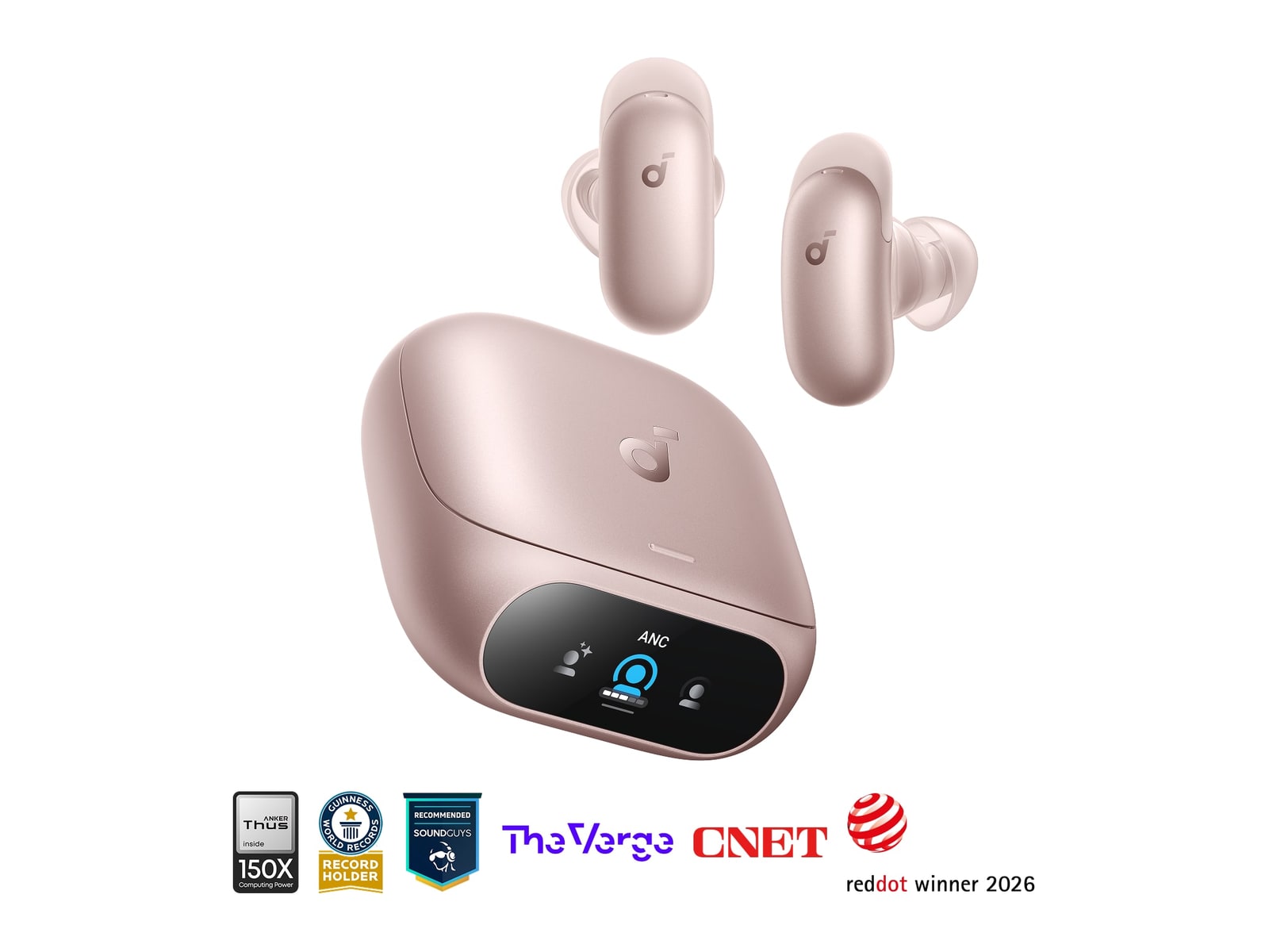 Soundcore - Liberty 5 Pro Bluetooth True Wireless Earbuds - Rose Gold