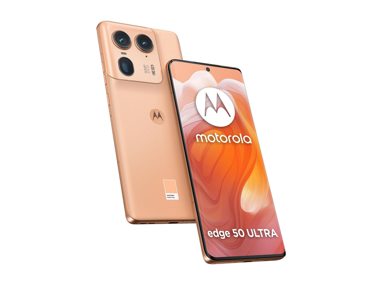 Motorola - Edge 50 Ultra 5G 1TB - Peach Fuzz