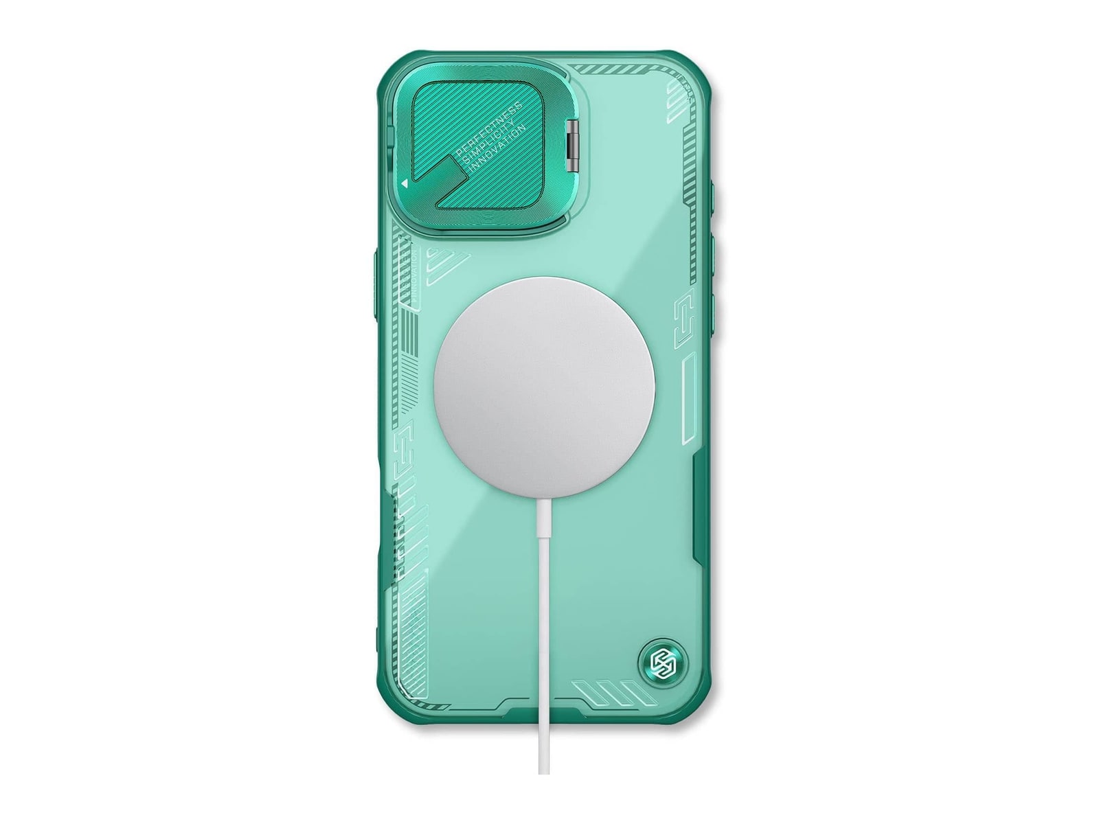 Nillkin - MagSafe Compatible Iceblade CamProp Case - iPhone 16 Plus - Green