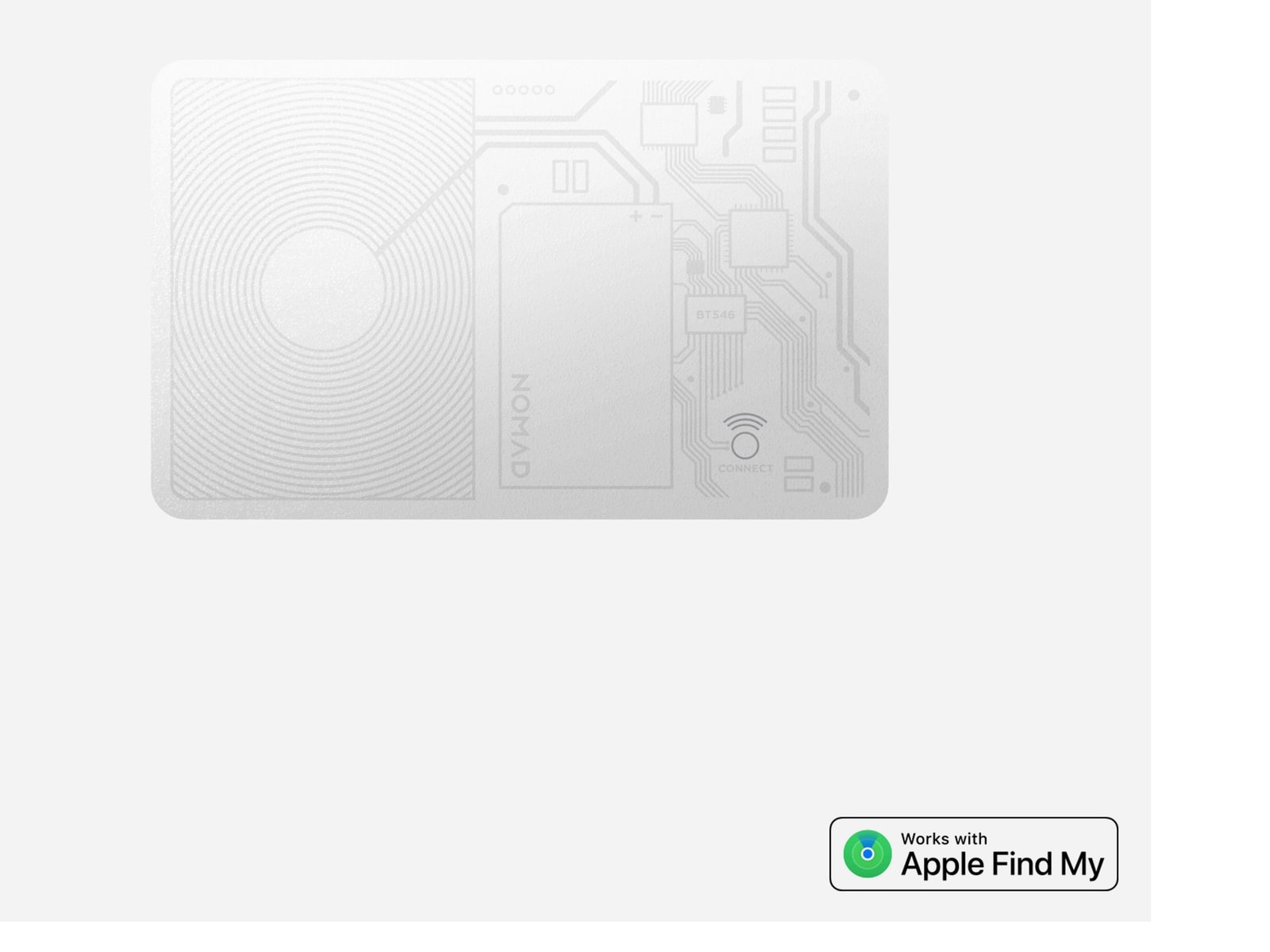 Nomad - Tracking Card Air - Find My - White
