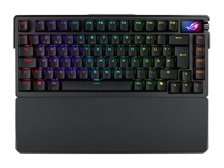 ASUS - ROG Azoth Extreme (German Layout) Mechanical Keyboards - Black