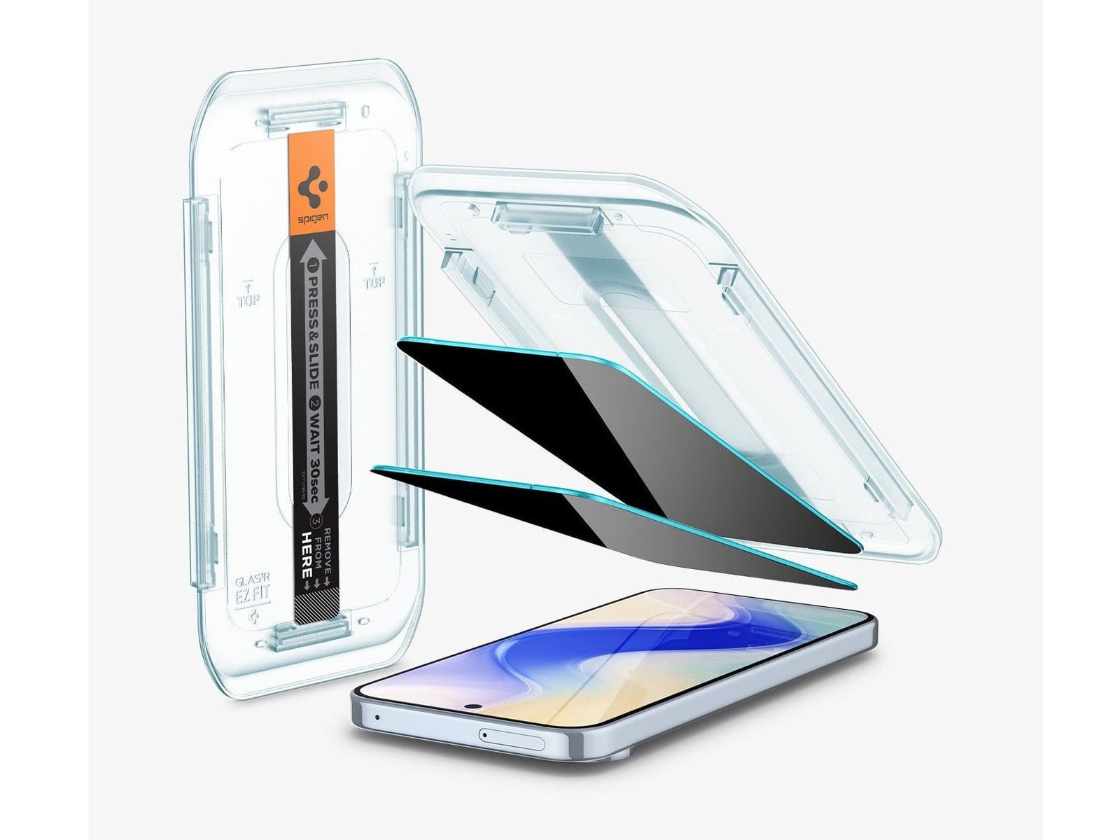 Spigen - GLAS.tR EZ Fit | Privacy - Pixel 10 Pro - Privacy