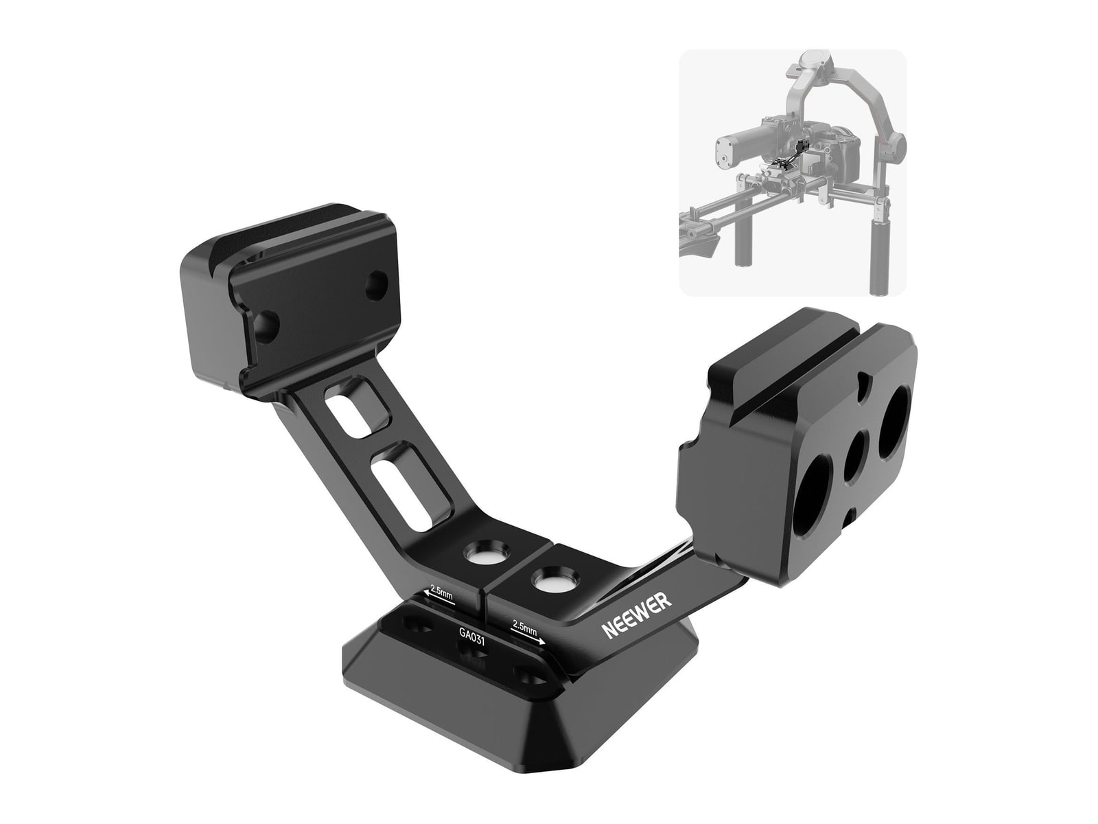 Neewer - GA031 Gimbal Mount for DJI RS5/RS4/RS4 Pro/RS3/RS Pro Camera Accessories