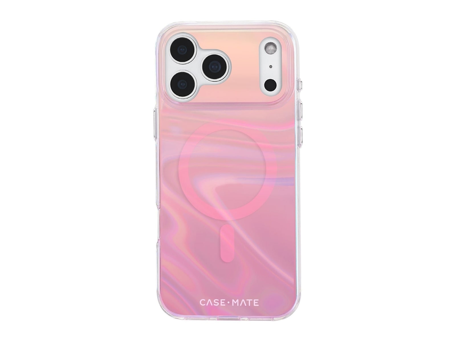 Case-Mate - Peach Soap Bubble® MagSafe - iPhone 17 Pro Max - Peach Iridescent