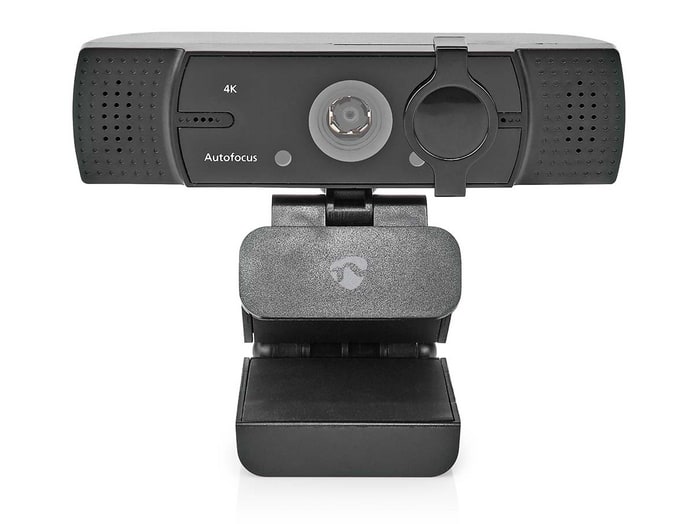 Nedis - WCAM120BK 4K Auto Focus Webcams - Black