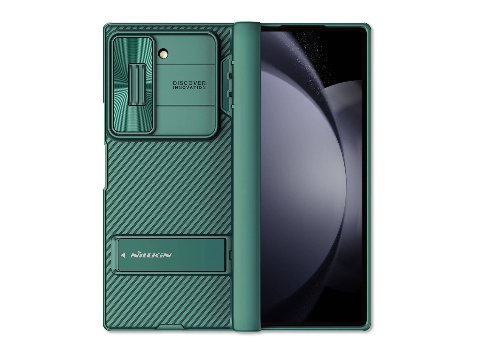 Nillkin - CamShield Fold Case with Hidden Stand - Galaxy Z Fold 6 - Deep Green